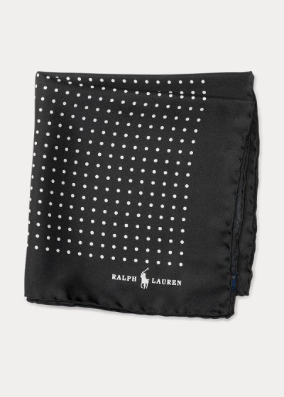 Men's Polo Ralph Lauren Polka-Dot Silk Pocket Square | 479536CLN